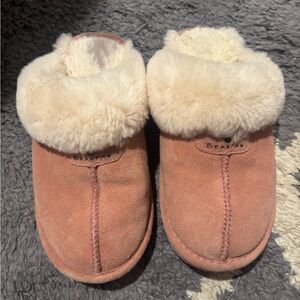 BearPaw Women’s' Blush Suede Slippers